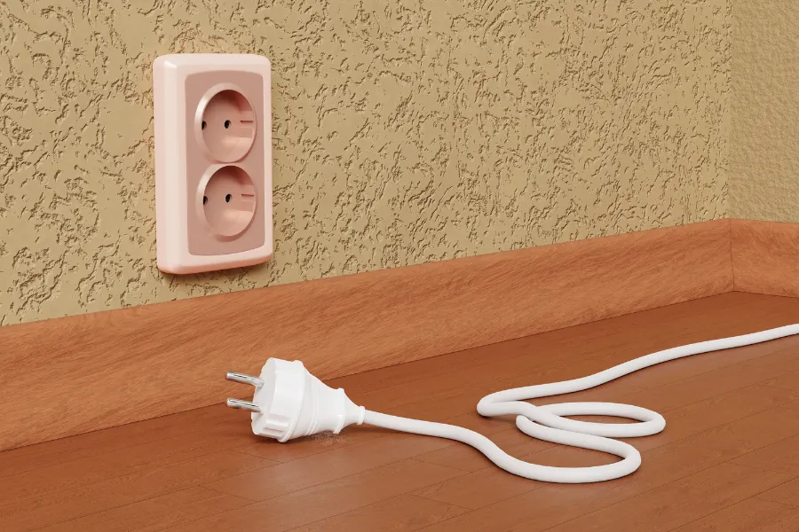 unplugged fridge