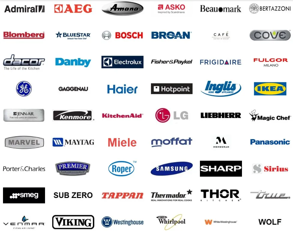 Appliance Repair Plus Brands We Repair